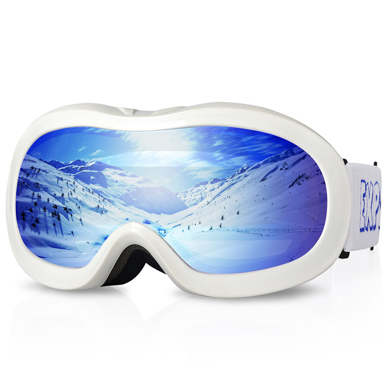 In che modo le maschere da sci sferiche prevengono l'abbagliamento della neve e l'affaticamento degli occhi?