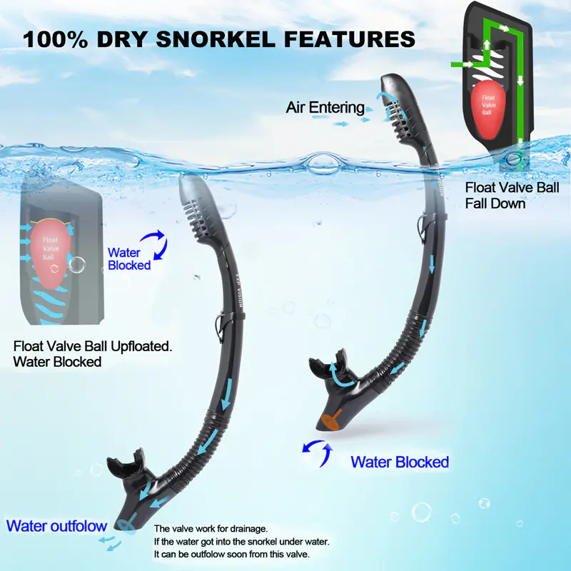 Adult Snorkel And Flipper Set Adult Snorkel And Flipper Set